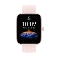 Amazfit Bip 3 Pro 4,29 cm (1.69") TFT 44 mm Digital 240 x 280 Pixel Touchscreen Pink GPS