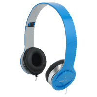 LogiLink HS0031 słuchawki/zestaw słuchawkowy Przewodowa Opaska na głowę Połączenia/muzyka Niebieski