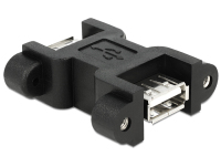 DeLOCK 65559 cambiador de género para cable USB2.0-A Negro