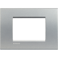 bticino LNA4803TE Wandplatte/Schalterabdeckung Silber