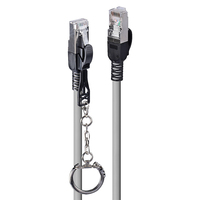 Lindy 47604 Netzwerkkabel Grau 2 m Cat6a S/FTP (S-STP)