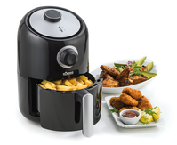 KOENIG Quick & Pure 1 Einzelbild 1 l Eigenständig 1200 W Heißluftfritteuse Schwarz, Silber