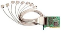 Brainboxes Universal 8-Port RS232 PCI Card (LP) interfacekaart/-adapter