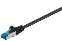 Goobay 94152 hálózati kábel Fekete 0,25 M Cat6a S/FTP (S-STP)