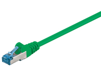 Goobay CAT 6A Patch Cable, S/FTP (PiMF), green, 0.25 m