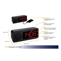 TFA-Dostmann Radio-controlled clock with radio TUNE