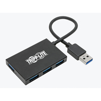 Tripp Lite Hub delgado USB 3.0 SuperSpeed, 5 Gbps - 4 Puertos USB-A, Portátil, Aluminio