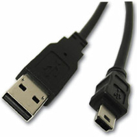 Intermec 321-611-102 USB Kabel 2 m USB 2.0 USB A Mini-USB A Schwarz