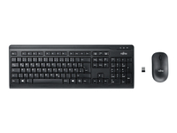 Fujitsu LX410 keyboard Mouse included RF Wireless Black