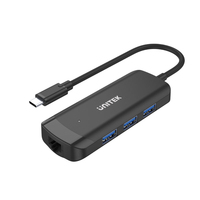 UNITEK H1110A huby i koncentratory USB 3.2 Gen 2 (3.1 Gen 2) Type-A 5000 Mbit/s Czarny