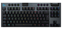 Logitech G G915 TKL Tenkeyless LIGHTSPEED Wireless RGB Mechanical Gaming Keyboard - GL Clicky tastiera USB AZERTY Francese Carbonio