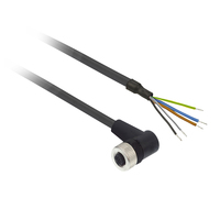Schneider Electric XZCP1264L5 câble de capteur et d'actionneur 5 m M12 Noir