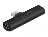 DeLOCK 64114 tussenstuk voor kabels USB Type-C 2 x USB Type-C Zwart