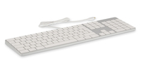 LMP 20383 teclado USB QWERTY Francés Plata