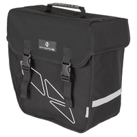 M-Wave Amsterdam Single Hinten Fahrradtasche 18 l Polyester Schwarz, Grau