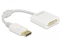 DeLOCK 61010 Videokabel-Adapter 0,15 m DisplayPort DVI-D Weiß