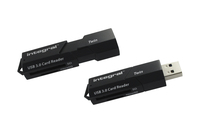 Integral USB 3.0 TWIN card reader USB 3.2 Gen 1 (3.1 Gen 1) Black