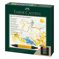 Faber-Castell 162010 Marker 10 Stück(e) Mehrfarbig