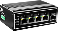 LevelOne IGP-0502 network switch Unmanaged Gigabit Ethernet (10/100/1000) Power over Ethernet (PoE) Black
