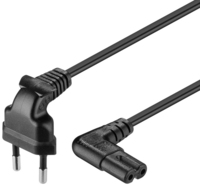 Microconnect PE0307075AA tápkábel Fekete 0,75 M C7 csatlakozó