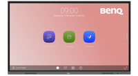 BenQ RE7503 Interaktív síkképernyő 190,5 cm (75") LED 400 cd/m² 4K Ultra HD Fekete Érintőképernyő Beépített processzor Android 11 18/7