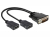 DeLOCK 65280 adapter kablowy 0,25 m DMS 2 x HDMI Czarny