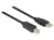 DeLOCK 11m, USB2.0-A - USB2.0-B USB cable USB A USB B Black