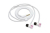 Maroo MA-EP7003 słuchawki/zestaw słuchawkowy Przewodowa Douszny Połączenia/muzyka Czarny, Różowy, Biały