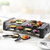 Domo DO9190G raclette grill 8 person(s) 1200 W Black, Grey