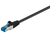 Goobay CAT 6A Patch Cable, S/FTP (PiMF), 0.25 m, Black