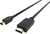 Vision TC 2MMDPHDMI/BL video cable adapter 2 m Mini DisplayPort HDMI Type A (Standard) Black