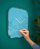 Leitz 90170061 wall/table clock Parete Quartz clock Quadrato Blu