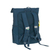 Lässig Rolltop Rucksack Schulrucksack Blau Recyceltes Polyester