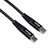 Akasa AK-CBUB54-10BK USB kábel 1 M USB C Fekete