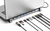 Manhattan USB-C dock/hub met kaartlezer en MST, poorten (7): Ethernet, HDMI (2× 4K@60Hz), USB-A (3×) en USB-C, met Power Delivery (PD) 100W - vereist een externe USB-C-lader (ni...