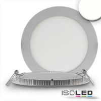 Article picture 1 - LED downlight recessed "ultra flat" :: round :: silver :: dimmable :: 12W :: neutral white