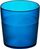 Roltex Becher LUCY aus Polycarbonat in blau, Kapazität: 0,17 l, Höhe: 7 cm.