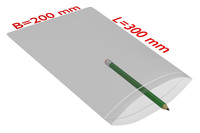 PE-Druckverschlussbeutel, 200 x 300 mm, Stärke 90 µ