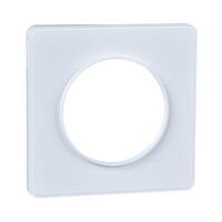 Odace Touch - plaque de finition 1 poste - Blanc RAL9003 (S520802)