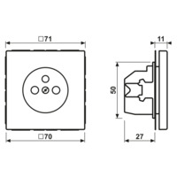 JUNG ME 1520 FKI C WCD LS-MESSING KLASSIEK PEN KI