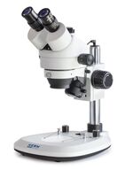 KERN Sztereo zoom mikroszkóp trinokulár tubus okulár HWF 10×/∅ 20 mm/ objektív 0,7×-4,5×/ nagyítás: 45x/ LED világitás OZL 464