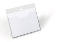 Durable Name Badge ID Card Holders with Insert Cards | 20 Pack | 60 x 90mm