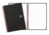 Oxford Black n' Red A5 Hardcover doppelspiralgebundenes Spiralbuch, liniert, 70 Blatt, schwarz, SCRIBZEE® kompatibel