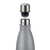 Relaxdays Trinkflasche Edelstahl, auslaufsicher, für Kalt- & Heißgetränke, Vakuum Isolierflasche 500 ml, Outdoor, silber