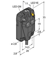 Opto Sensor Lichttaster Q10RP6D
