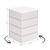 Lamellenwandsystem / Thekenaufsteller / FlexiSlot®-Tischtower „York Rotation“ | fehér, hasonló mint RAL 9010