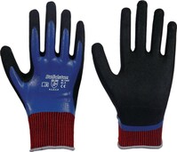 LEIPOLD 1462 Gr.8 Handschuhe Solidstar Nitril Grip Complete 1462 Größe 8 blau EN