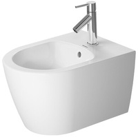 DURAVIT 2290153200 Wand-Bidet ME by Starck 480mm weiß Seidenmatt mit Hahnloch, m