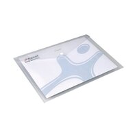 Rexel Ice Popper Wallet Folder Landscape A4 Clear (Pack of 5) 2101660