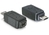 Adapter USB micro-B Stecker zu mini-USB 5pin Buchse, Delock® [65063]